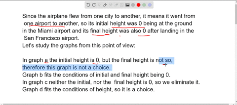 select-the-graph-that-best-illustrates-each-story-an-airplane-flew-from-miami-to-san-francisco-cant-copy-the-graph