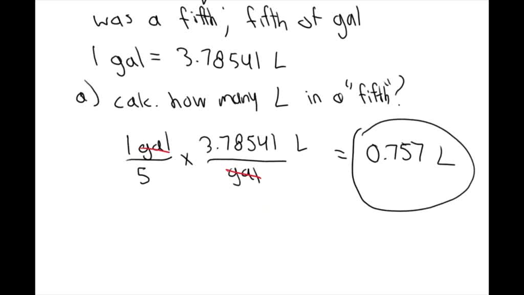SOLVED: SP2 In the United States a common quantity of hard liquor was ...
