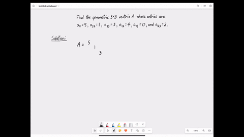 1-point-enter-a-3-times-3-symmetric-matrix-a-that-has-entries-a_115-a_221-a_333-a_124-a_130-and-a_232-aleftbeginarrayccc-square-square-square-square-square-square-square-square-square-endarrayright-pr