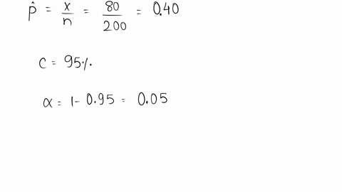 a-researcher-surveyed-a-random-sample-of-200-university-students-80-of-these-students-said-that-they-were-enrolled-in-their-first-year-of-university-calculate-a-95-confidence-interval-to-est-72313