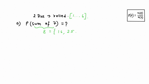 when-two-dice-are-rolled-find-the-probability-of-getting-aa-sum-of-7-b-a-sum-of-greater-than-3-or-greater-than-8-17458