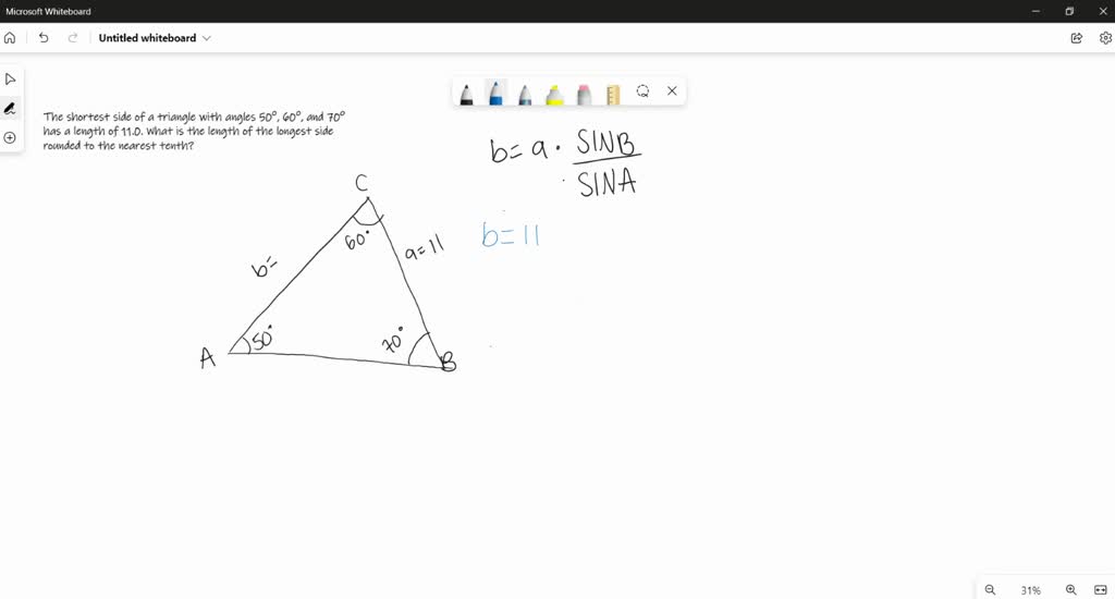 SOLVED An obtuse triangle has angle measurements of 100°, 60°, and 20