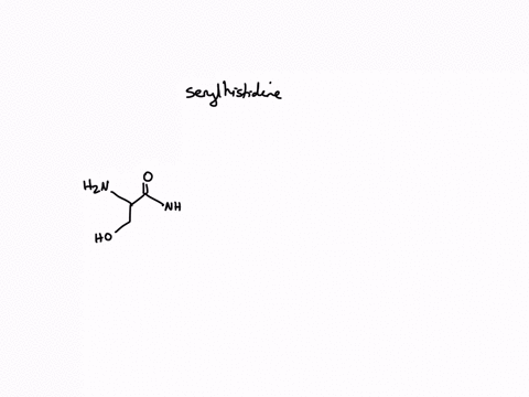 biological-macromolecules-identifying-and-drawing-peptide-bonds-draw-the-structure-of-serylhistidine-a-dipeptide-made-from-serine-and-histidine-as-it-would-appear-at-physiological-mathrmph-begintabu-2