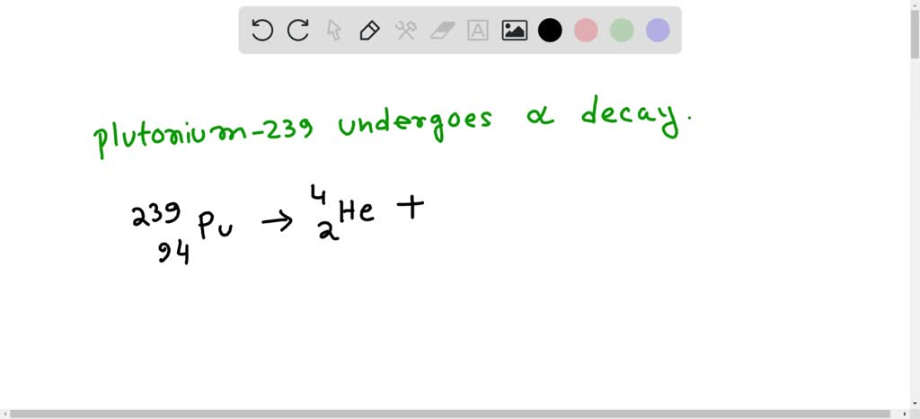 Solved 2 Plutonium 239 Undergoes Decay Write The Nuclear Equation