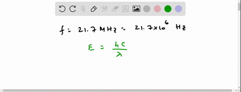 calculate-the-wavelength-of-a-photon-of-electromagnetic-radiation-with-a-frequency-of-217-mhz-98315