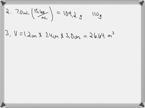 2-calculate-the-mass-in-grams-of-70-ml-if-mercury-mathrmhg-if-the-density-of-hg-is-156-mathrmg-mathrmml-3-what-is-the-density-of-an-object-that-has-a-mass-of-170-g-and-is-a-cube-with-dimensions-of-12