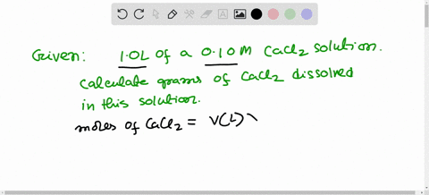 how-many-grams-of-cacl2-would-be-dissolved-in-10-l-of-a-010-m-solution-of-cacl2-23253