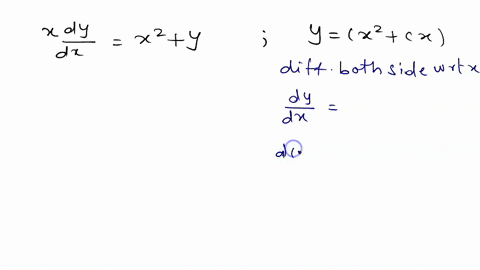 q1-show-that-y-x2-cx-is-a-solution-to-the-differential-equation-x-dy-x-y-dx-3-marks-12468