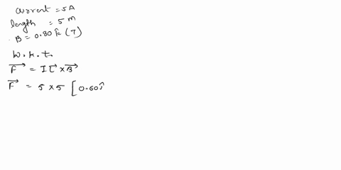 question-8-2-points-4-50-a-cuent-is-flowing-in-a-0-m-long-wire-which-is-aligned-along-the-direction-of-the-unit-vector-060-080j-the-wire-is-placed-in-region-where-the-magnetic-field-is-given-82595