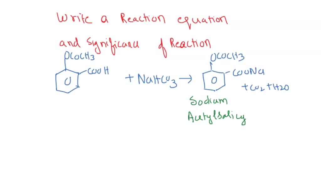 In the purification step, sodium bicarbonate is added to dissolve the