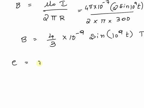 a-rectangular-wire-loop-of-100-turns-is-used-to-pick-up-the-signal-generated-from-a-car-antenna-the-antenna-can-be-modeled-as-an-infinite-wire-carrying-a-time-varying-current-it-2sin-10-t-a-91848