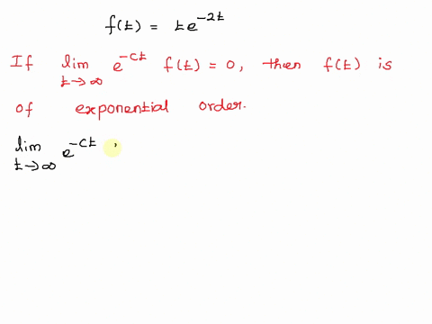 show-that-the-given-function-is-of-exponential-order-ftt-e-2-t-76366