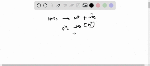 what-is-the-concentration-of-h-ions-in-a-180-m-solution-of-hno3-84606