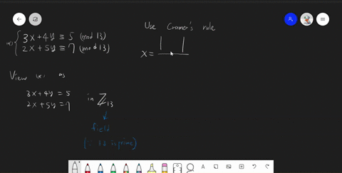 solve-the-following-system-of-congruences-3x-4y-5-mod-13-2x-5y-7-mod-13_-94628