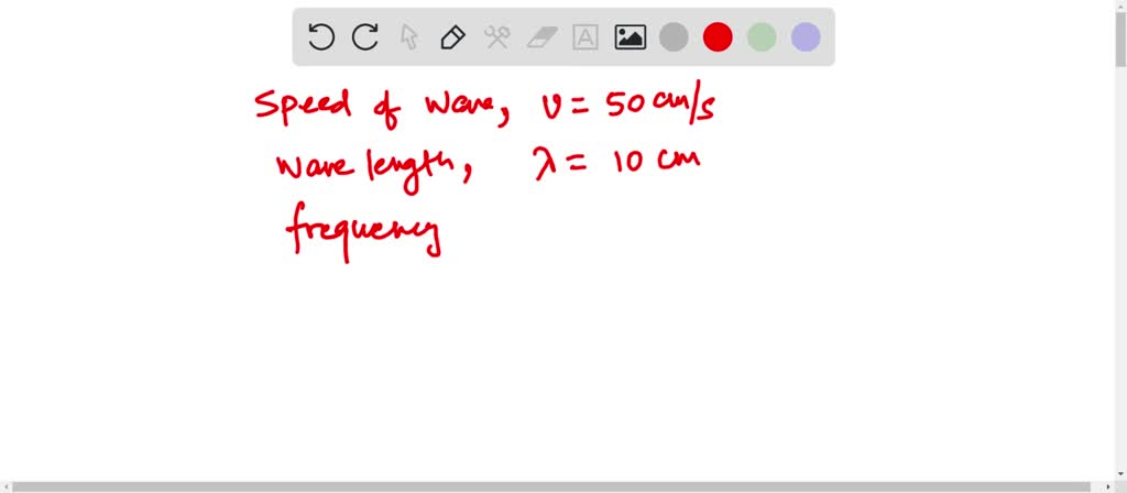 SOLVED: You shake a rope up and down a distance of 40 cm with a ...