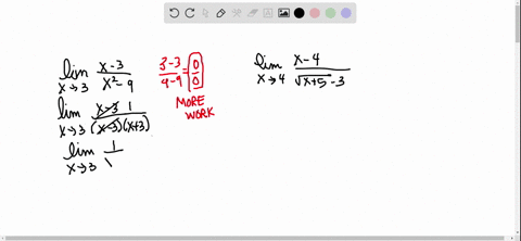 limx3x-3x2-9-limx4x-4x5-3