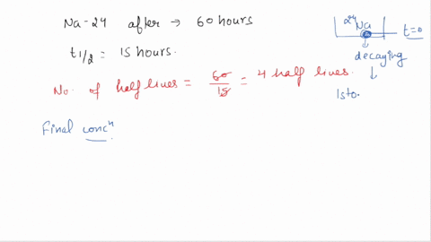 sodium-24-which-is-used-locate-blood-clots-in-the-human-circulatory-system-has-half-life-of-150-h-sample-of-sodium-24-with-an-inital-mass-of-195-was-stored-for-600-h-how-many-grams-of-sodium-16532