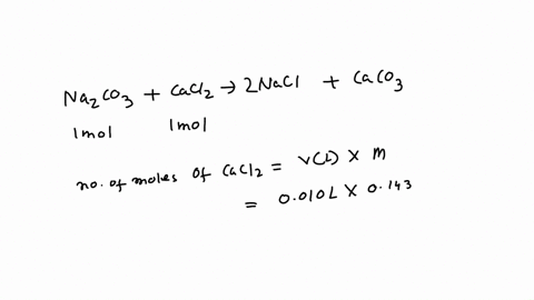 what-volume-of-00725-m-na2co3-will-be-required-to-react-completely-with-1000-ml-of-01437-m-cacl2-05241