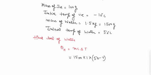 a-100-g-cube-of-ice-at-1000c-is-dropped-into-150-kg-of-water-that-was-originally-at-5000c-what-is-the-final-temperature-of-the-water-after-the-ice-has-melted-43091
