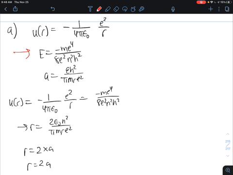 consider-a-hydrogen-atom-in-the-1-state-a-for-what-value-of-r-is-the-potential-energy-ur-equal-to-th-25563