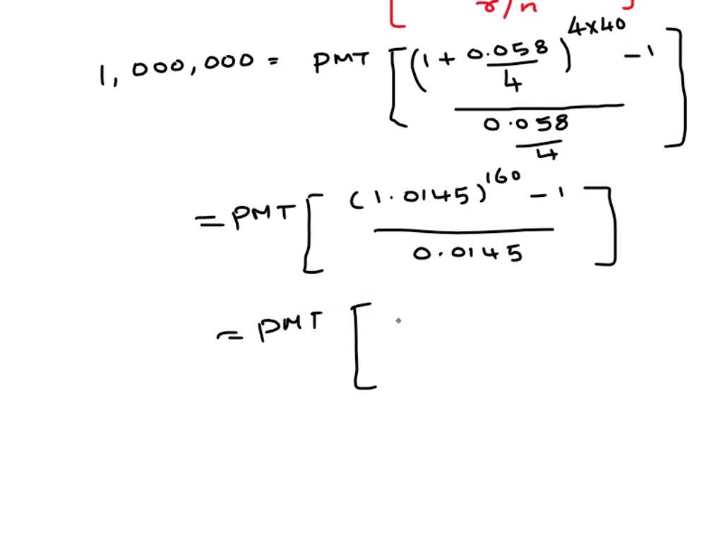 SOLVED You would like to have 1,000,000 when you retire in 40 years