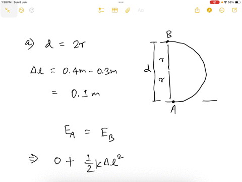a-03-mathrmkg-mass-slides-along-the-track-shown-with-negligible-friction-initially-the-mass-is-held-at-rest-at-point-a-against-the-spring-having-a-stiffness-of-frac500-mathrmn-mathrmmmathrmk-the-undef
