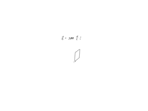 consider-a-uniform-electric-field-e-3x10-n-c-a-what-is-the-flux-of-this-field-through-a-square-of-10cm-on-a-side-whose-plane-is-parallel-to-the-yz-plane-b-what-is-the-flux-through-the-same-s-38375