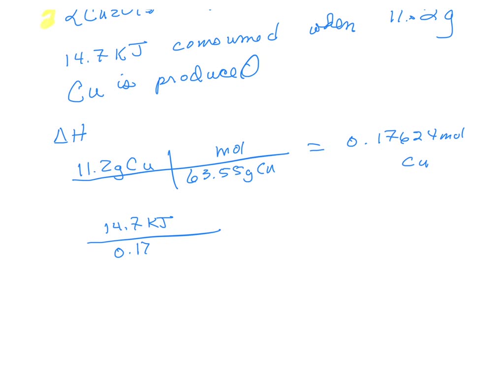 SOLVED: Given the thermochemical equation: 2Cu2O(s) 4Cu(s) + O2(g ...