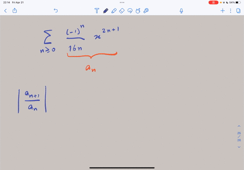 find-the-interval-i-and-radius-of-convergence-r-for-the-given-power-series-enter-your-answer-for-interval-of-convergence-using-interval-notation-n-0-1n-16n-x2n1-37733