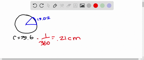 a-circle-with-a-circumference-of-756-cm-is-centered-at-the-vertex-of-an-angle-the-rays-of-the-angle-subtend-an-arc-that-is-1302-cm-longcomplete-the-following-statements-by-entering-numbers-i-91584