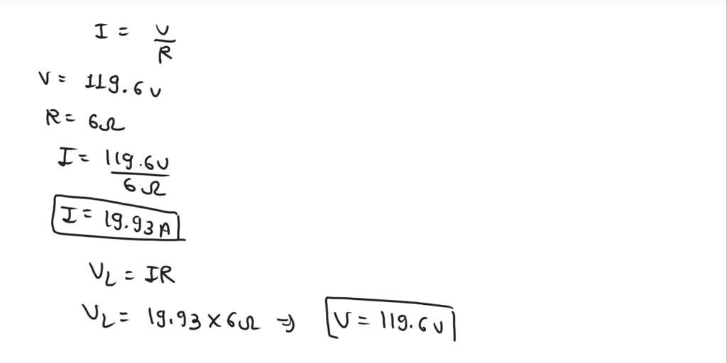 A 6-ohm Load Is Connected To A 119.6 V Source Through A Pair Of 0.25 ...