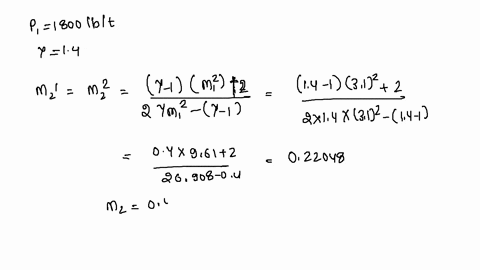 the-flow-just-upstream-of-a-normal-shock-wave-is-given-byp1-1800-lbft2-t1-480-r-and-m1-31-calculate-the-velocity-andm-behind-the-shock-43904