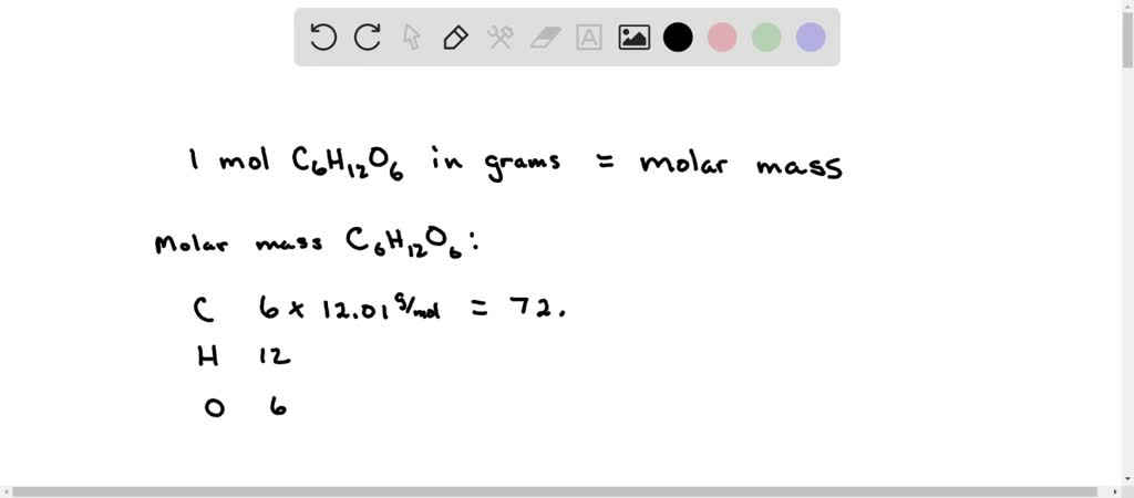 solved-you-are-asked-to-weigh-on-the-scale-1-mole-of-glucose-c6h12o6