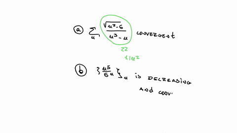 point-for-each-of-the-following-carefully-determine-whether-the-series-converges-or-not_-n-6-a-n_in-n2-a-converges-b-diverges-b-2-n-a-converges-b-diverges-c-2-n-n-a-converges-b-diverges-d-n2-40077