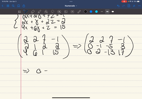 solve-each-system-of-equations-using-matrices-use-gaussian-elimination-with-back-substitution-or-31-42423