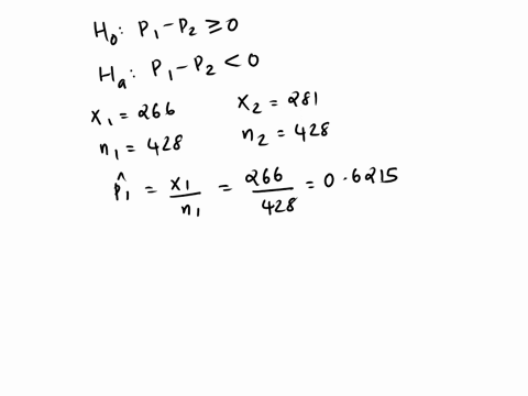 consider-the-following-competing-hypotheses-and-accompanying-sample-data-you-may-find-it-useful-to-reference-the-appropriate-table-z-table-or-t-table-ho-p1-p2-ha-p1-p2-0-x1-n1-266-428-x2-n2-46879