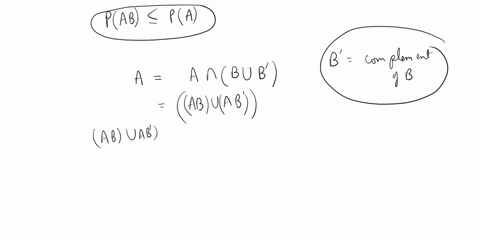 for-events-a-and-b-using-the-axioms-of-probability-prove-that-pab-pa-25933