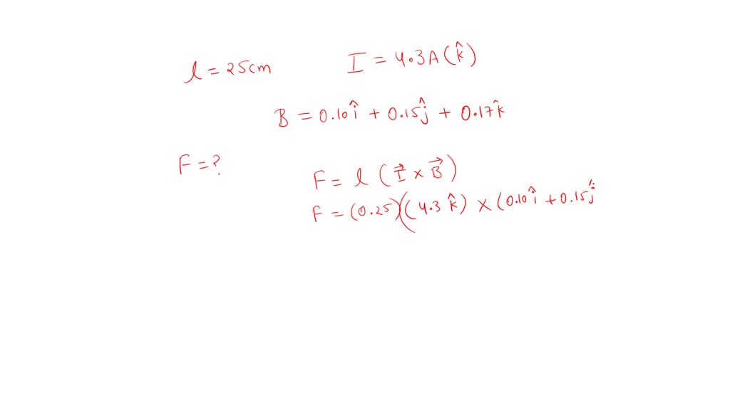 SOLVED: The x, y, z components of a magnetic field are Bx= 0.10 T, By ...