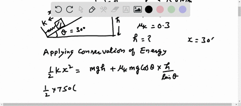 1-a-block-with-a-mass-of-2kg-is-held-at-rest-against-a-spring-that-has-been-compressed-3ocm-the-spring-constant-is-750-nm-it-moves-uphill-and-comes-to-rest_-there-only-friction-on-the-hill-a-25642