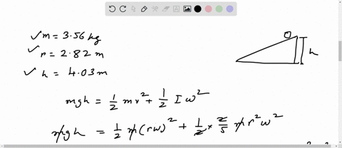 3 a uniform solid sphere rolls without slipping down 309 inclined plane ...
