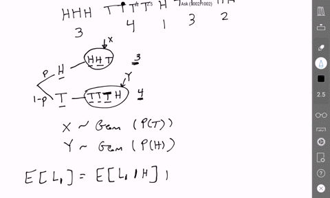 a-coin-with-probability-p-01-of-heads-is-flipped-repeatedly-the-sequence-of-outcomes-can-be-divided-into-runs-blocks-of-hs-or-blocks-of-ts-eg-hhhtttthttthh-becomes-hhh-tttt-h-ttt-hh-which-has-5-runs-w
