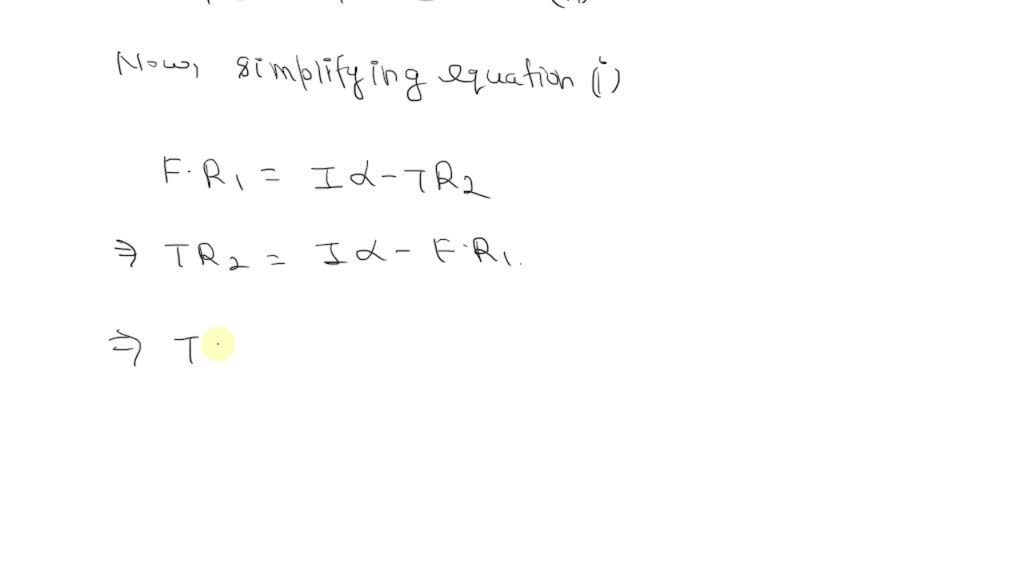 SOLVED 13 A Small Disk Of Radius R1 Is Fastened Coaxially To A solved-13-a-small-disk-of-radius-r1-is-fastened-coaxially-to-a