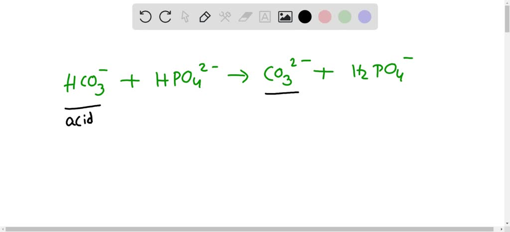 SOLVED: 23. In the reaction: HCO3-1 + HPO4-2 CO3-2 + H2PO4-1 The ...