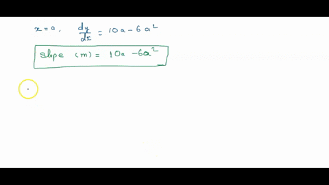 a-find-the-slope-m-of-the-tangent-to-the-curve-y-3-5x2-2x3-at-the-point-where-x-a-m-b-find-equations-of-the-tangent-lines-at-the-points-1-6-and-2-7-yx-yx-c-graph-the-curve-and-both-tangents-27874