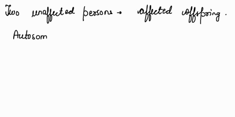 which-of-the-following-would-not-be-observed-in-a-pedigree-if-a-genetic-disorder-was-inherited-in-an-autosomal-dominant-manner-two-unaffected-parents-have-an-affected-offspring-two-affected-79234