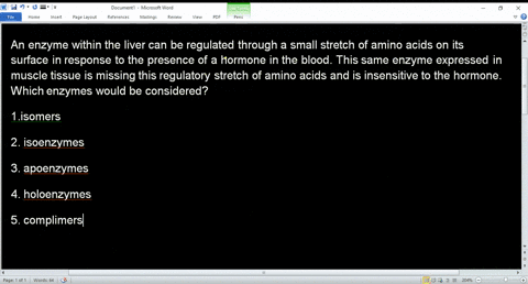 an-enzyme-within-the-liver-can-be-regulated-through-a-small-stretch-of-amino-acids-on-its-surface-in-response-to-the-presence-of-a-hormone-in-the-blood-this-same-enzyme-expressed-in-muscle-t-30904