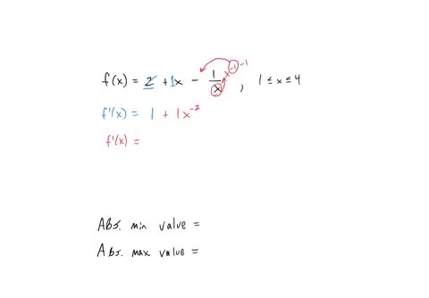 find-the-absolute-and-local-maximum-and-minimum-values-of-fenter-your-answers-as-a-comma-separated-list-if-an-answer-does-not-exist-enter-dne-fx2x-x-1-4-absolute-minimum-value-absolute-maxim-51065