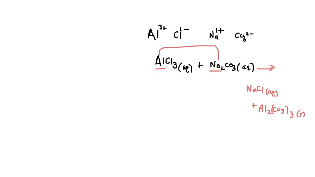 SOLVED In the precipitate reaction between sodium carbonate and