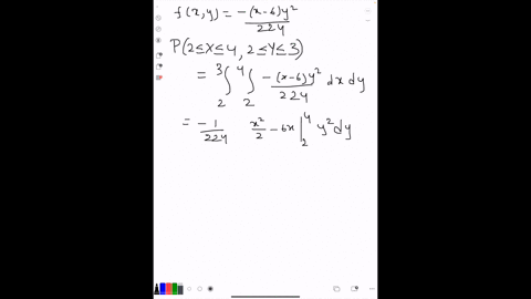 suppose-that-two-continuous-random-variables-x-and-y-have-a-joint-probability-density-function-pdf-fsy-ax-6y2-x-52-y-4-and-f-y-0-elsewhere_-a-what-is-the-value-of-a-b-what-is-p2-x-42-y-32-co-75356