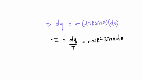 a-sphere-of-radius-r-has-a-uniform-volume-charge-density-o-determine-the-magnetic-field-at-the-cente-02696